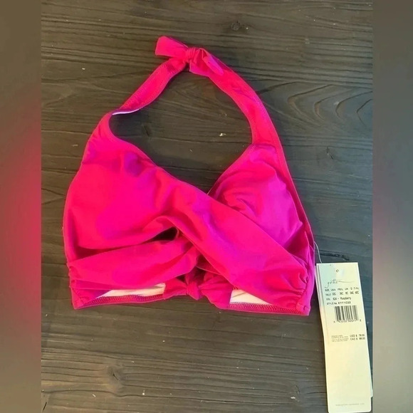 PROFILE BY GOTTEX Tutti Frutti Bikini Top 32 C Color: Raspberry - Picture 2 of 4